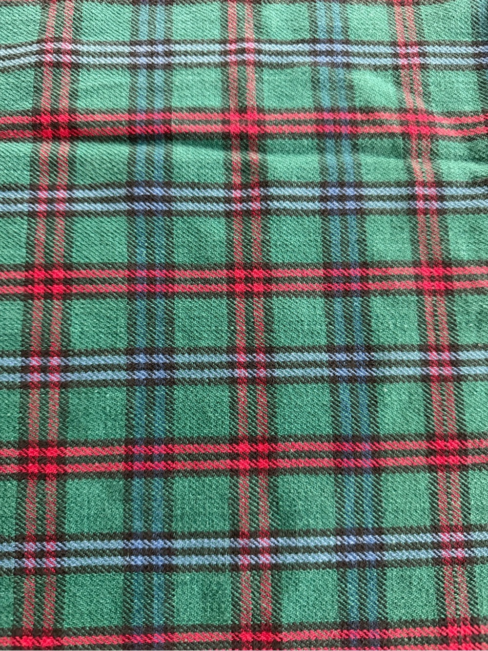 Vintage Tartan Cotton Tablecloth